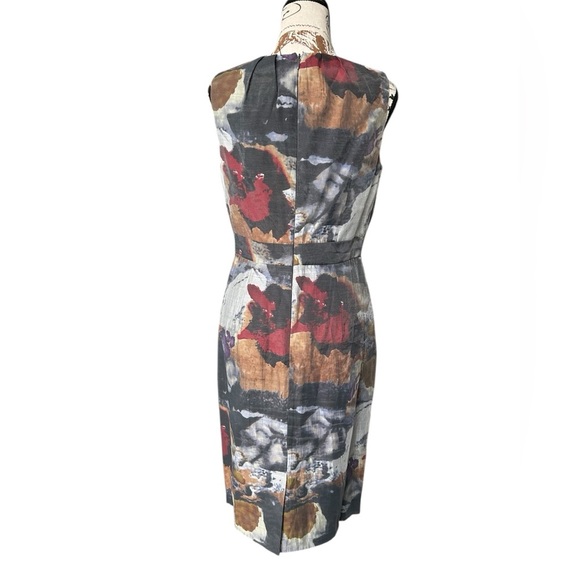 Adrianna Papell Floral Pattern Midi Length Sleeveless Dress size 6 - Picture 3 of 9